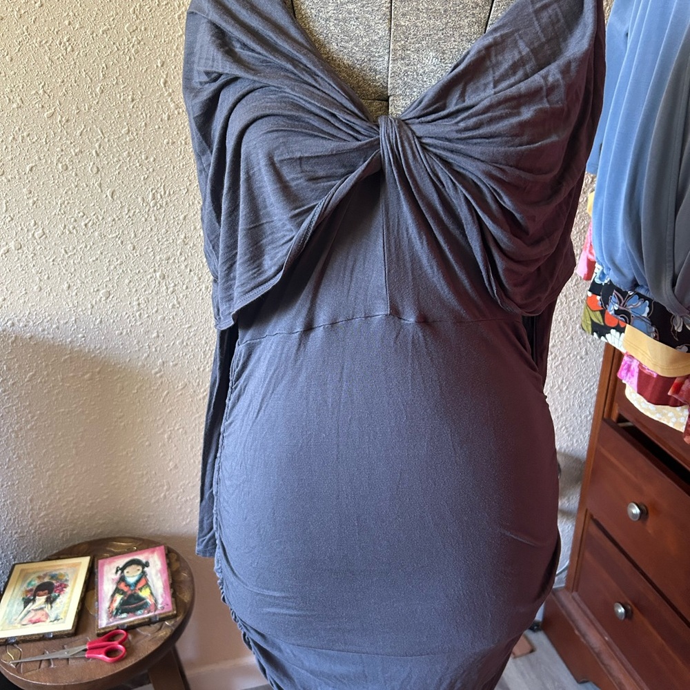 Free People Gray Mini Dress